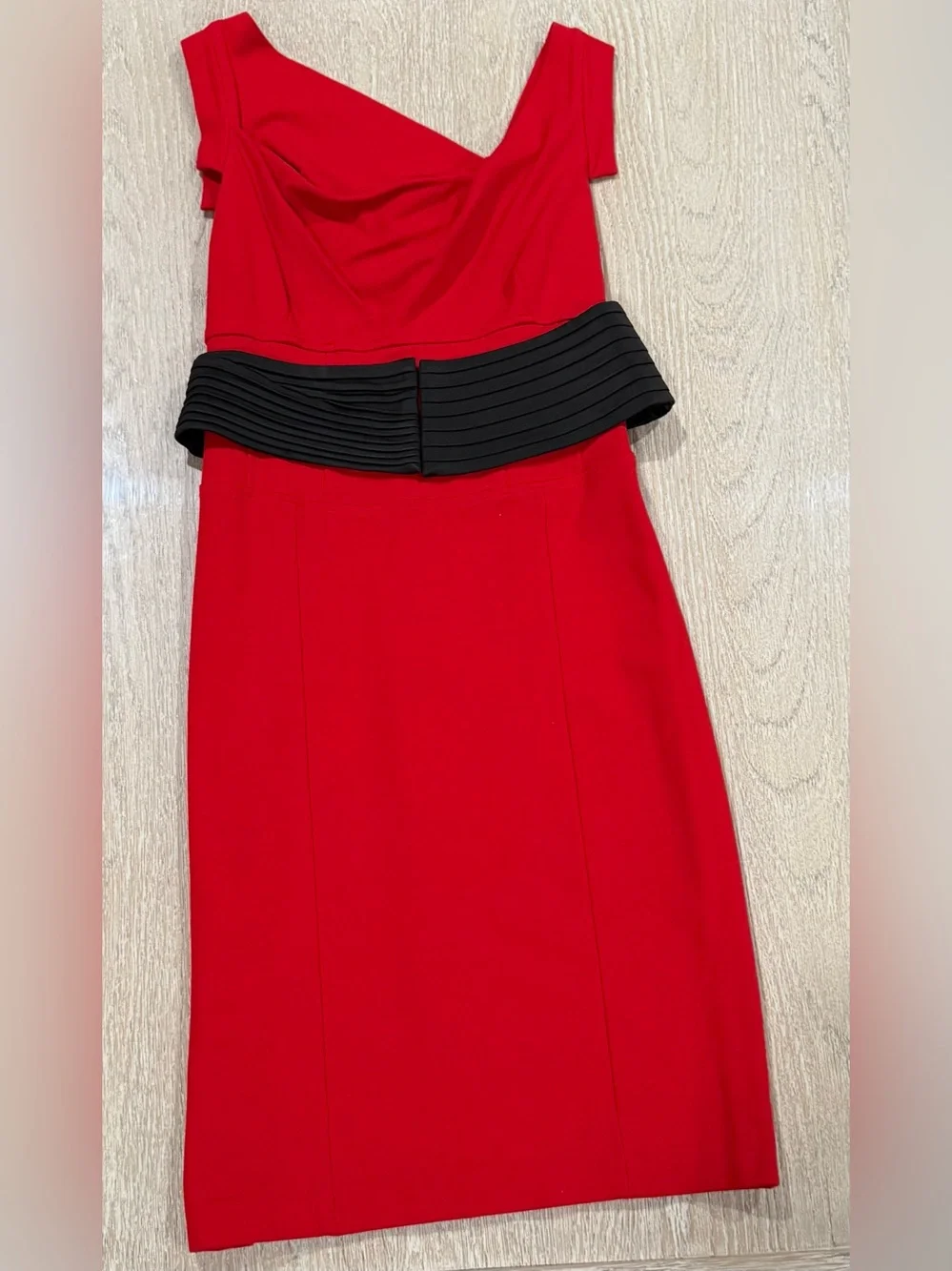 Cache Black Pleated Waist Accent  Belt
